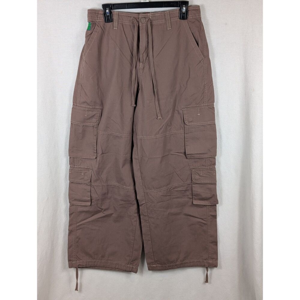 Empyre Vida Wide Leg Cargo Pants Brown Women's Size Medium